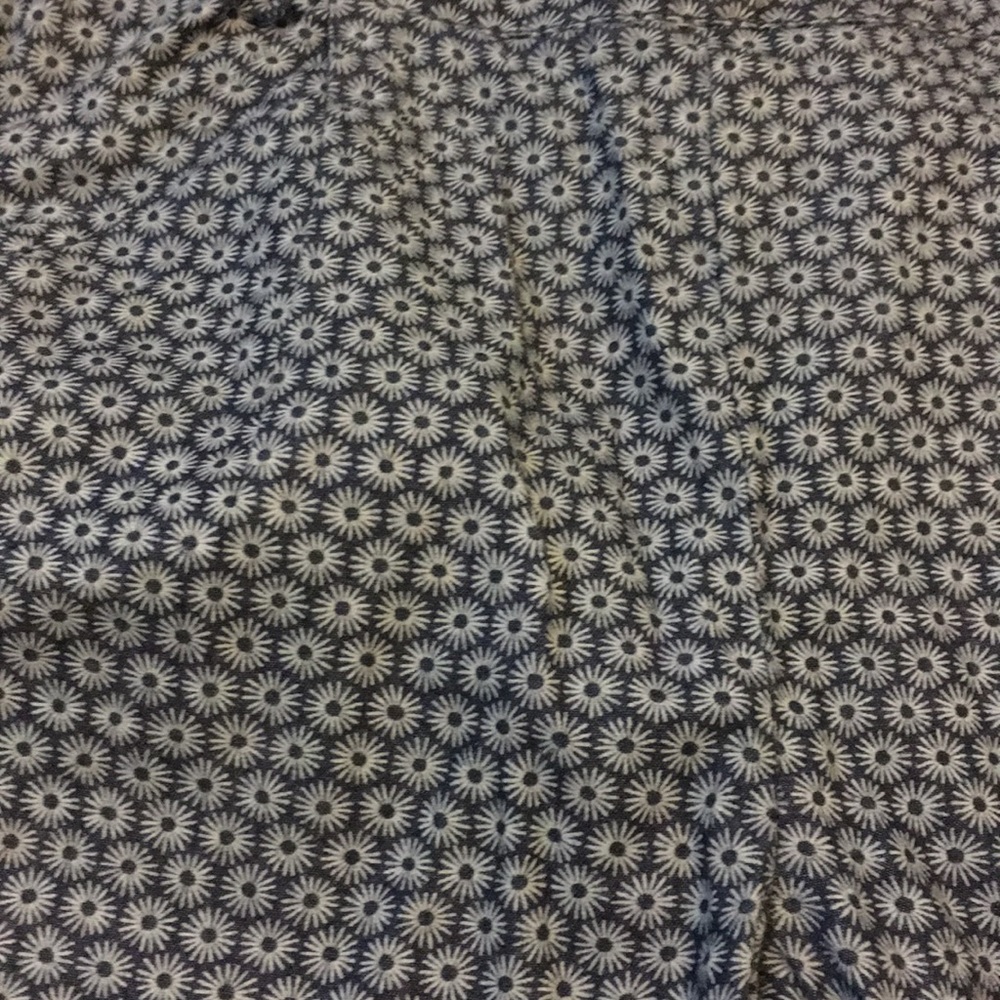 Blue patterned pants - Picture 2 of 4